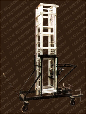 Tower Extension Cum Tiltable Ladder with M.S. Trolley