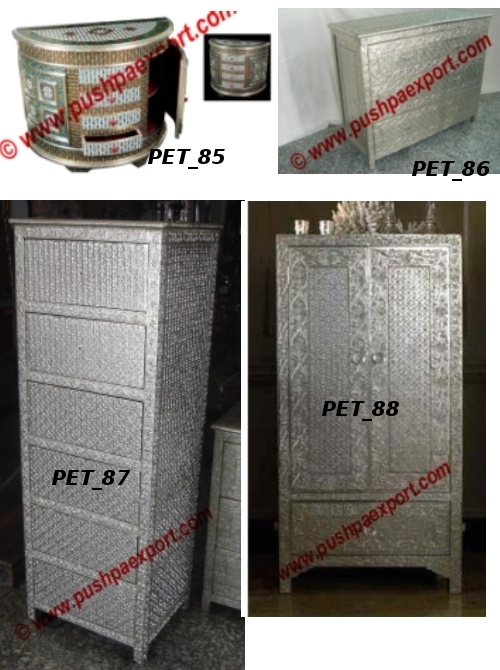 White metal chest with Drawer White metal chest with Drawer
