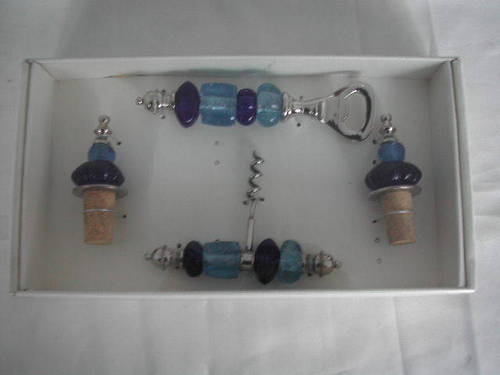 Blue Combo bead Bar Set