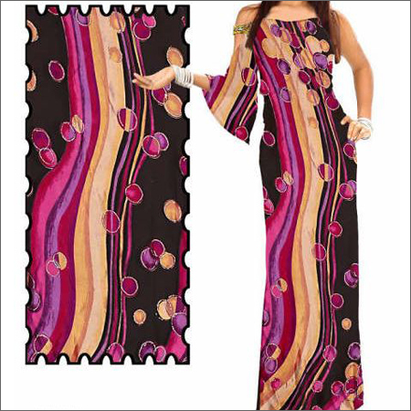 Georgette Printed Fabric - 44 Inch Width, 100 GSM | Floral Digital Prints, Vibrant Colors, Soft Texture, Minimal Shrinkage