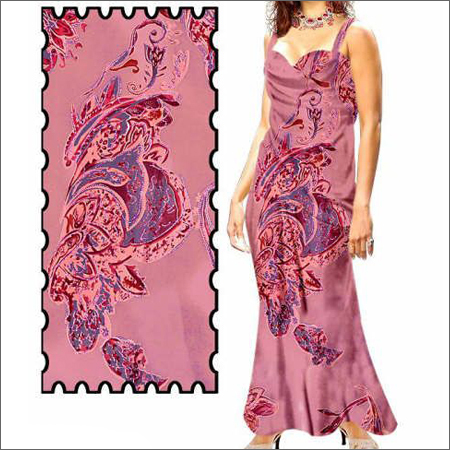 Chiffon Fabric - Silk/Cotton, 45 Inches, Pink | Lightweight, Soft, Drapable, Semi-Sheer, Easy to Dye