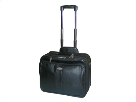 Leather Luggage Trolley