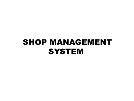 Shop Management System