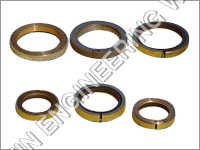 Screw Compressor Spares - Ci + Cft + Bronze, 3 Piece Ring Set (32 & 50 Diameter) | Durable, Heavy Load Capacity, Oil Leakage Prevention