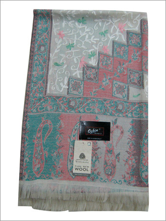 Woolmark Jamawar Shawl with embriodery