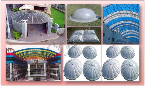 CRYSTAL FRP Pyramid Domes - Premium Quality FRP Material, High Strength and Seamless Finish | Smooth Surface and Dimensional Accuracy