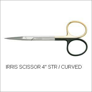Iris Scissors 4" Str. / Curved