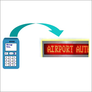 GSM Based Display Wirless Communication