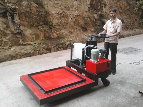 Motorized Hydraulic Platform Trolley