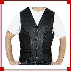 Bruce Leather Vest