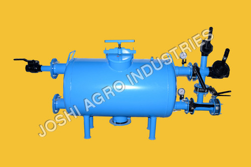 Horizontal Sand Filter With Back-Flush Assembly