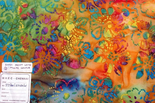 Cotton Batik Printed Fabric