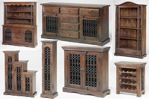 Wooden Handcrafted Side Boards With Jali