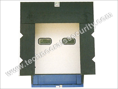 Sectional Door With Dock Leveler and Dock Shelter Sectional Door With Dock Leveler and Dock Shelter