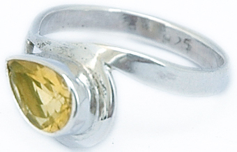 Citrine Gem Stones Ring