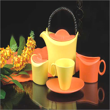 Yellow Coffee Set Dolphin