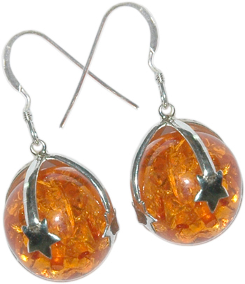 Amber Earrings