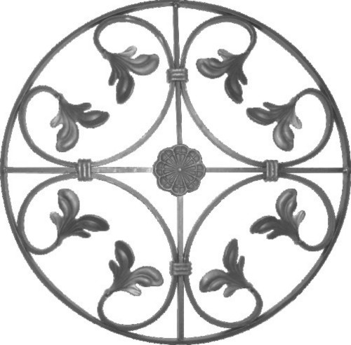 Rose Panels Gate Grills