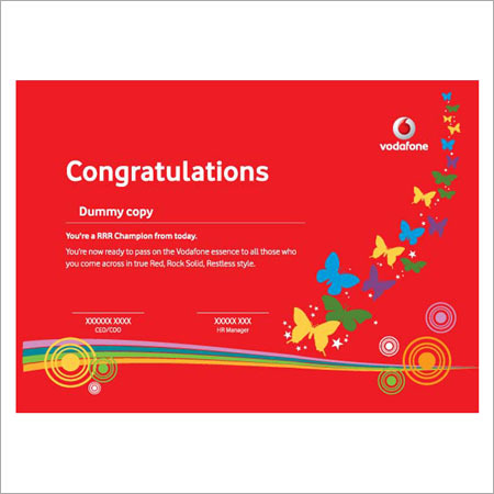 Certificate Printing