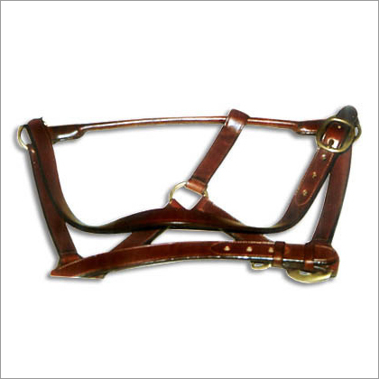 Leather Halter - Genuine Leather, Cob/Pony/Full Size, Brown | Durable, Adjustable Fit, Metal Buckles