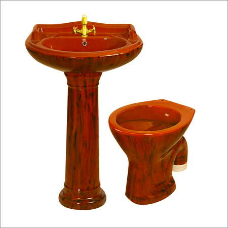 Accent Set : Pedestal Wash Basin and E.W.C.