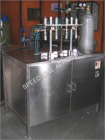 Aerosol Gas Filling Machine