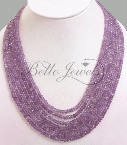 Brazilian Amethyst Bead Necklace