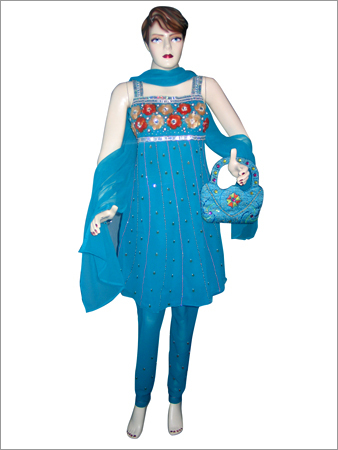 Embroidered Pajami Suit