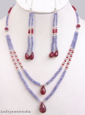 2 Strand Tanzanite Necklace