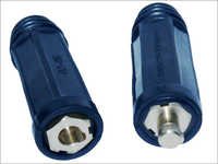 Welding Cable Connector - Brass, 200a-600a, 10-95mm Cable Size | Fully Insulated, Locking Screw, Accurate Dimensions, Precision Design