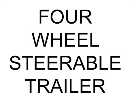 Four Wheel Steerable Trailer