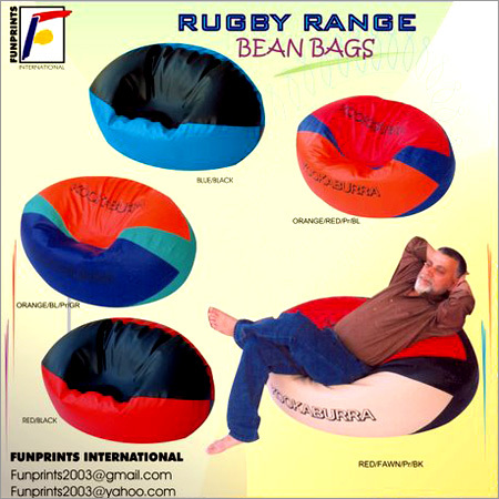 Rugby Shape Bean Bags