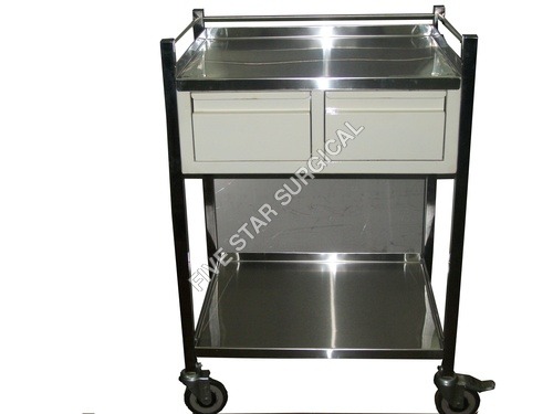 Medicine Trolley Ss (Two Drawer)