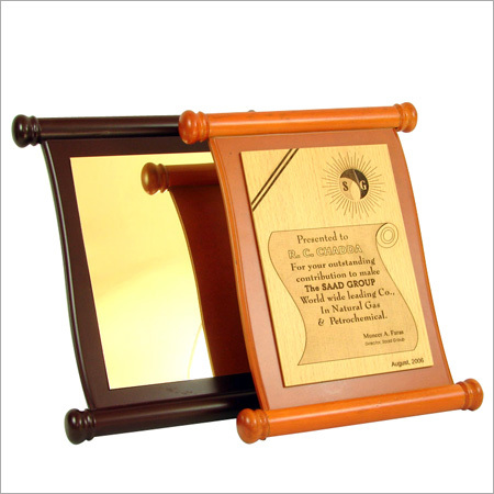 Plaque Scroll