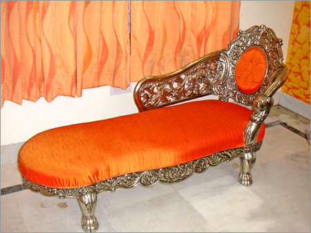 Silver Setty Couch