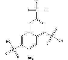 7-amino-1,3,6-naphthalenetrisulfonic acid [118-03-6]
