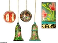 Hanging Christmas Ornaments.