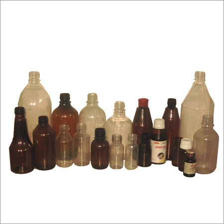 Brown And White Pharmaceutical Plastic Bottle