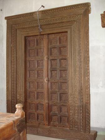 Antique king door