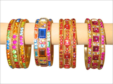 Studded Lac Bangles