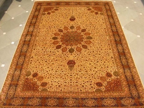 Artibill Cream Pure Silk On Silk Carpet