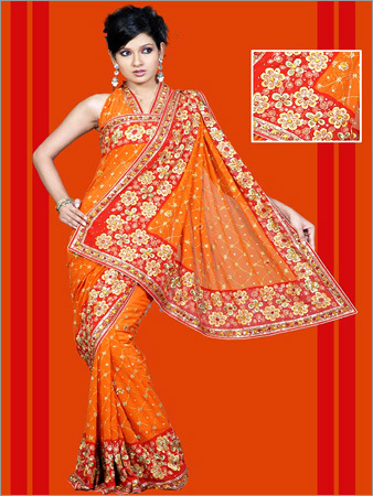 All Over Resham with Jari Saree