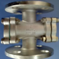 Double Window Sight Flow Indicator