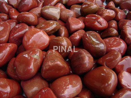 Red Colour Pebbles