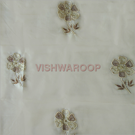 Beaded Hand Embroidery Fabric