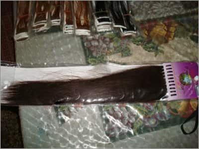 Glue Based Hair Extensions