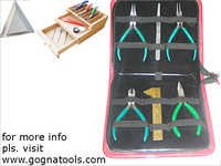 Beading Tool Kits - Metal & Plastic, 8x6x2 Inches, Red | Compact, Lightweight, Organized, Portable, Durable, Versatile, Efficient