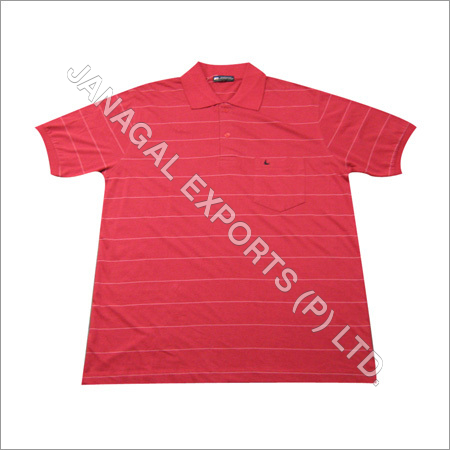 Knitted Cotton Stripes T-Shirts