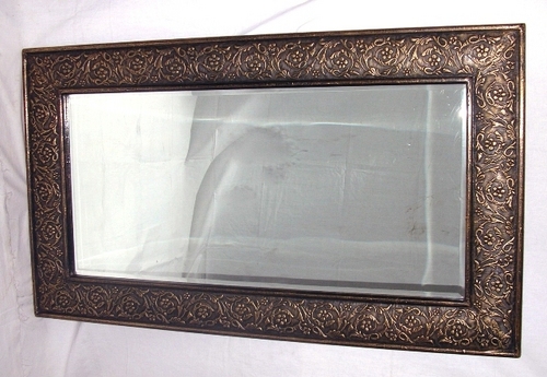 Mirror Frame - Brass Emboss Design