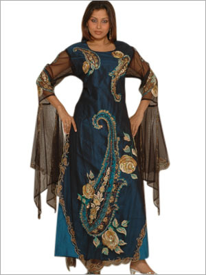 Kaftan On Net Fabric